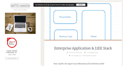 Desktop Screenshot of matteoavanzini.it